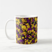 Mug Pansies jaune et violet (Gauche)