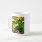 Mug Pansies jaunes (Devant gauche)