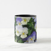 Mug Pansies violettes Jardin Floral (Centre)