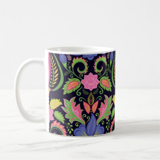 Mug Pansy classique : Papier peint Vintage (Gauche)