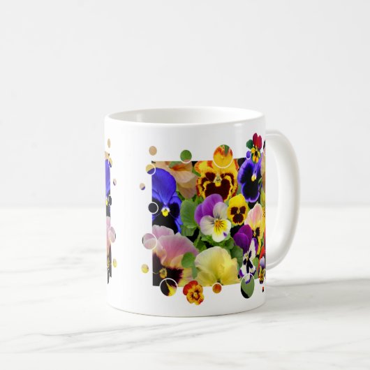 Mug Pansy Patchwork (Devant droit)