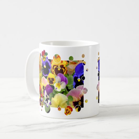Mug Pansy Patchwork (Devant gauche)