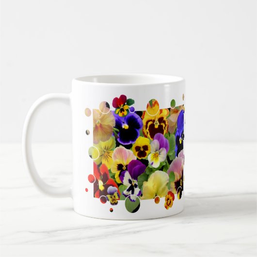 Mug Pansy Patchwork (Gauche)