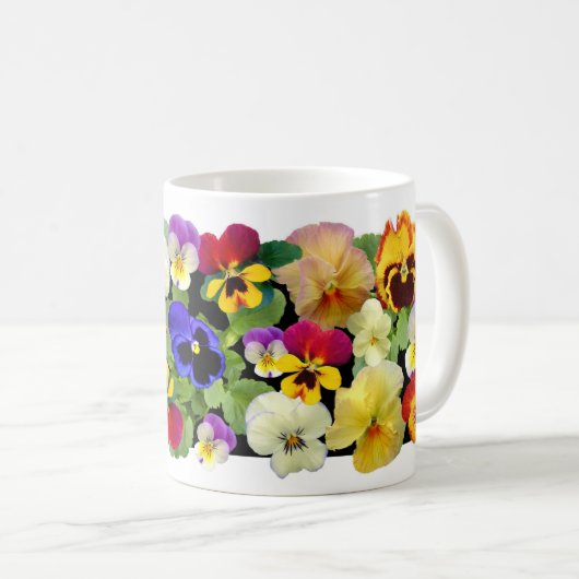 Mug Pansy Patchwork (Devant droit)