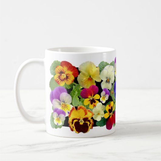 Mug Pansy Patchwork (Gauche)