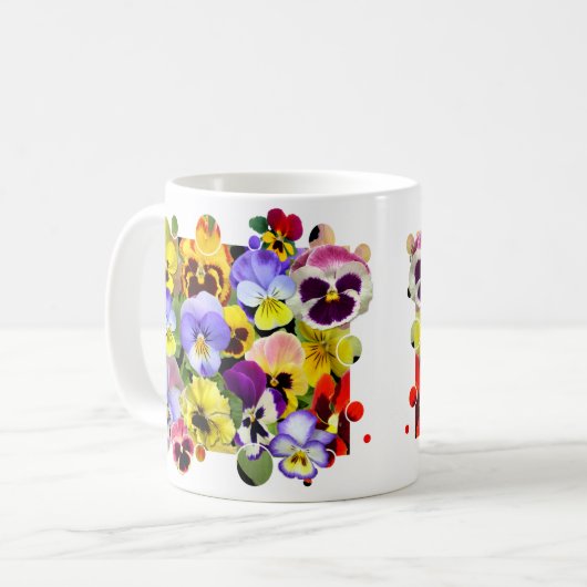 Mug Pansy Patchwork (Devant gauche)