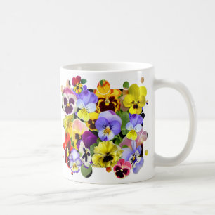 Mug Pansy Patchwork