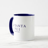 Mug « Panta Rhei » Tout Coule Citation d'Héraclite (Devant gauche)