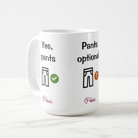 Mug Pantalon (Devant gauche)