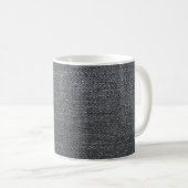 Mug Pantalon bleu texture de tissu denim (Devant droit)