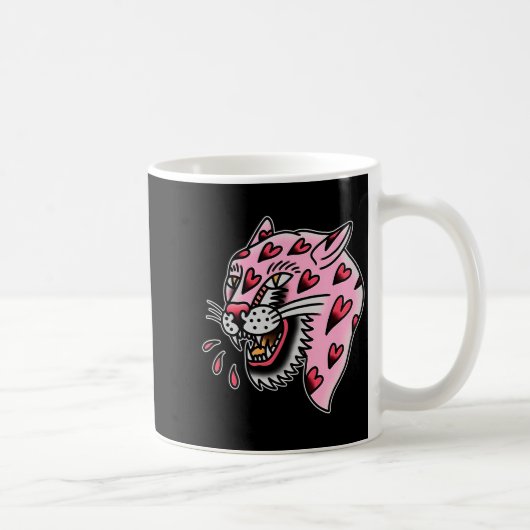 Mug Panther Nk X Heart Love Traditional Premium Tri-bl (Droite)
