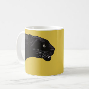 Mug Panther noire par Toshi Yoshida