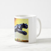 Mug Panthère noire (6) Chat sauvage (Devant droit)