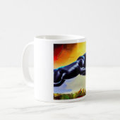 Mug Panthère noire (6) Chat sauvage (Devant gauche)