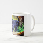 Mug Panthère noire (8) Chat sauvage (Devant droit)