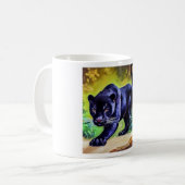 Mug Panthère noire (8) Chat sauvage (Devant gauche)