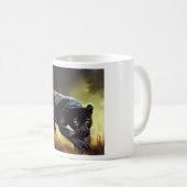 Mug Panthère noire (9) Chat sauvage (Devant droit)