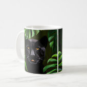 Mug Panthère noire magnifique (Devant gauche)