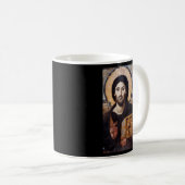Mug Pantocrate de Jésus Christ Sinaï chrétien orthodox (Devant droit)
