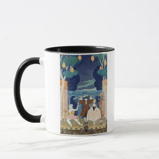 Mug Pantomime l'étape, illustration pour des 'fêtes (Gauche)