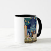 Mug Pantomime l'étape, illustration pour des 'fêtes (Devant droit)