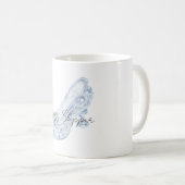 Mug Pantoufle de Verre Bleue (Devant droit)