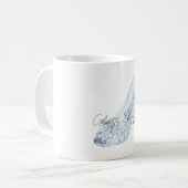 Mug Pantoufle de Verre Bleue (Devant gauche)