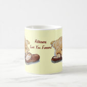 Mug pantoufles de caresse de chiot de chien mignon de (Centre)