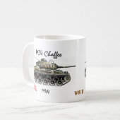 Mug Panzer 38t - Réservoir de WW II (Devant gauche)