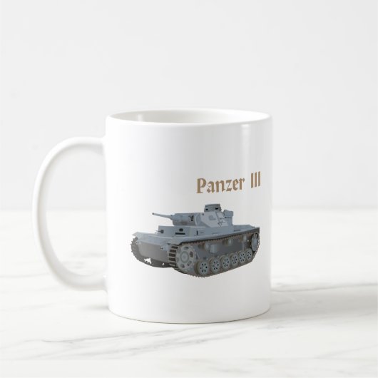 Mug Panzer III Bataillon Allemand 2ÈME GUERRE MONDIALE (Gauche)