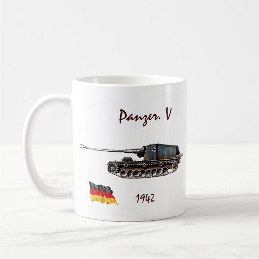 Mug Panzer. V réservoir - WW II (Gauche)