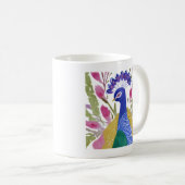 Mug Paon Coloré (Devant droit)