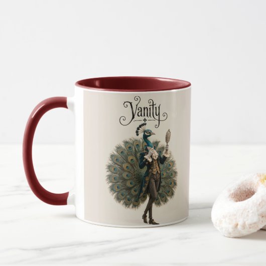 Mug Paon Dandy (Avec donut)