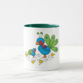 Mug Paon de maman et de bébé (Centre)