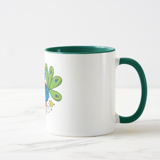 Mug Paon de maman et de bébé (Droite)