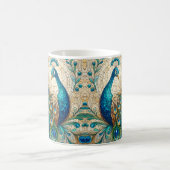 Mug Paon en verre coloré (Centre)