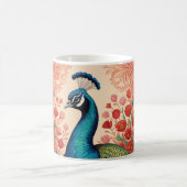 Mug Paon et fleurs (Centre)
