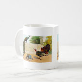 Mug Paon, la Turquie, et pintade (Devant gauche)