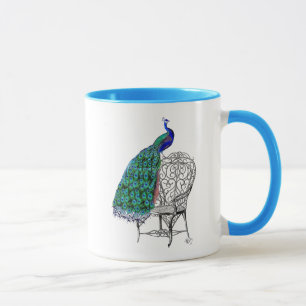 Mug Paon sur la chaise