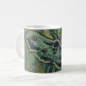 Mug Paon vert (Empereur) papillon de nuit par Vincent  (Devant gauche)