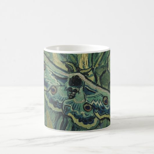 Mug Paon vert (Empereur) papillon de nuit par Vincent  (Centre)