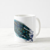 Mug Paon vintage (Devant droit)
