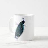 Mug Paon vintage (Devant gauche)