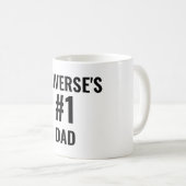 Mug Papa #1 de l'univers (Devant droit)