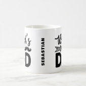 Mug Papa #1 personnalisé dans le monde (Centre)