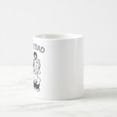 Mug Papa #2 drôle (sur le pot) (Centre)