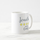 Mug Papa 5 étoiles (Devant droit)
