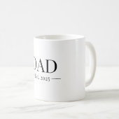 Mug Papa a créé 2025 (Devant droit)