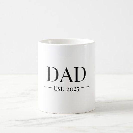 Mug Papa a créé 2025 (Centre)