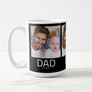 Mug Papa a établi Bold Black 3 Photo